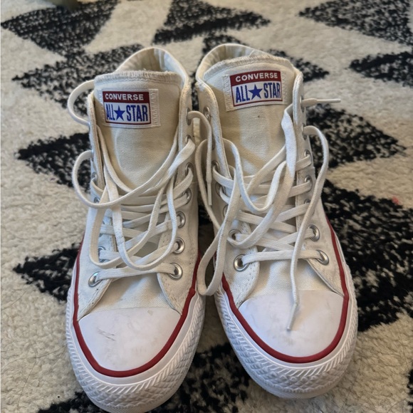 Converse all star mid top size 7 white - Picture 2 of 5
